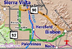 Murray Springs Map